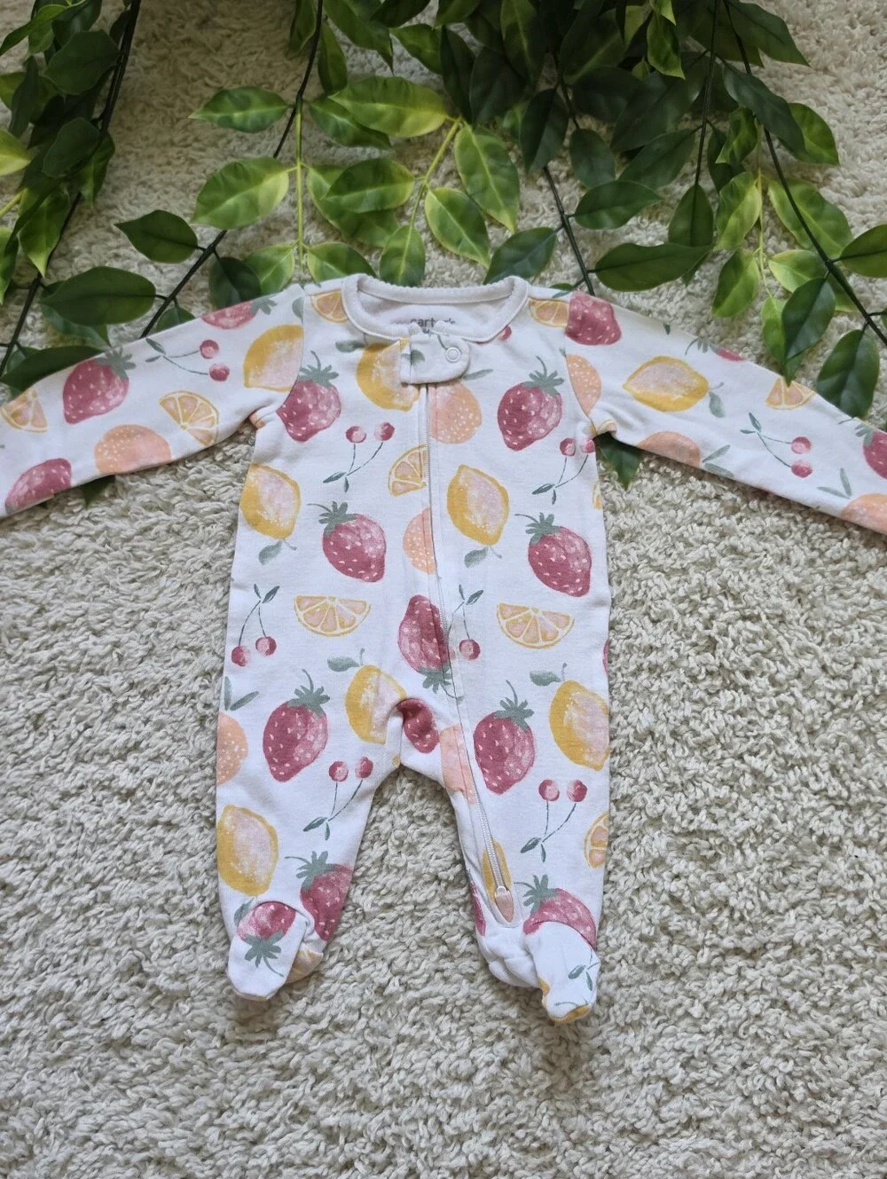 Carter's Baby Girl Fruit Sleeper (Newborn)